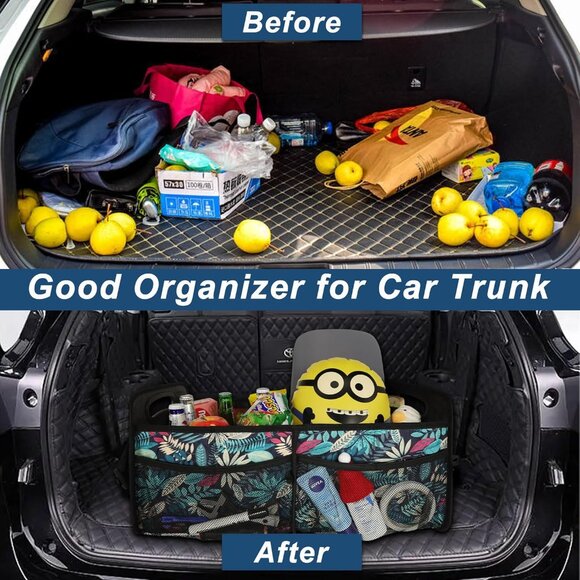 ⚡Men Leaves Car Organizers and Storage with 6 Pocket Car Accessoriesizer Trunk - Picture 5 of 6